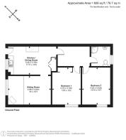 1 Squash Court Flat - Floorplan