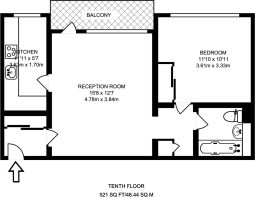 Floorplan area for info only, not for £/sq. ft valuation