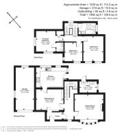 Hillside Cottage - Floorplan