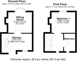 3 Almshouses, St Johns Court, Malmesbury - all flo