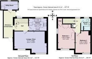 Coloured 2D Floorplan