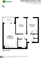 Floorplan area for info only, not for £/sq. ft valuation