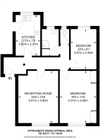 Floorplan area for info only, not for £/sq. ft valuation