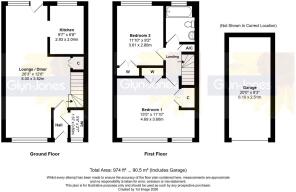 Floorplan - 31 Arundel Garden, Rustington, BN16 3E