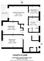 Floorplan area for info only, not for £/sq. ft valuation