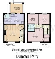 100 Dellsome Lane, Hertfordshire AL9 - floor plan.