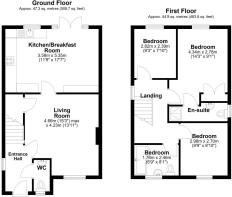 24 Court Meadow, Bronllys - all floors.JPG