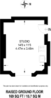 Floorplan area for info only, not for £/sq. ft valuation