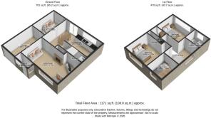 Floor plan Pendle EweMove Cannock