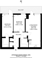 Floorplan area for info only, not for £/sq. ft valuation
