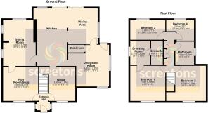 The Villa, Station Road, Laxton - all floors (2).J
