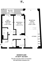 Floorplan area for info only, not for £/sq. ft valuation