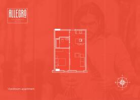 1 bed floorplan
