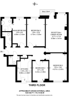 Floorplan area for info only, not for £/sq. ft valuation