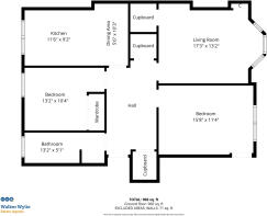 Floorplan - Walker Wylie - Flat 2.1, 217 St Andrew