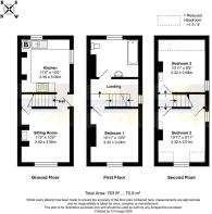 Floorplan - 2 Portland Head Cottages Bilsham Road 