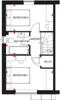 First floor of our two bedroom Kenley home