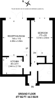 Floorplan area for info only, not for £/sq. ft valuation