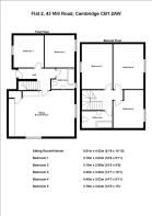 Floor Plan Flat 2, 43 Mill Road