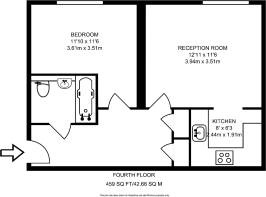 Floorplan area for info only, not for £/sq. ft valuation