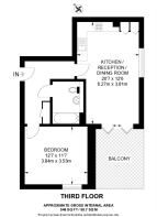 Floorplan area for info only, not for £/sq. ft valuation