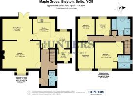 6 Maple Grove, Brayton, Selby, YO8 9QU - Floorplan