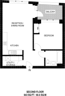 Floorplan area for info only, not for £/sq. ft valuation