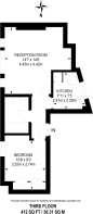 Floorplan area for info only, not for £/sq. ft valuation