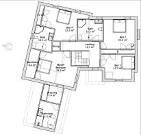 House 1 First Floor - floorplan