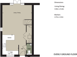 Handed floorplan