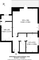 Floorplan area for info only, not for £/sq. ft valuation