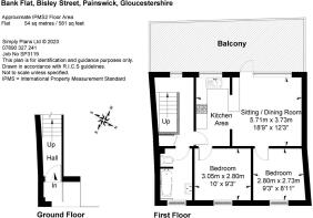 SP3119 Bank Flat, Bisley Street, Painswick, STROUD