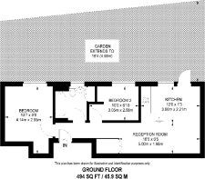 Floorplan area for info only, not for £/sq. ft valuation