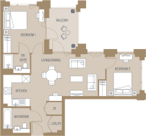 bermondsey skyline floorplan 172 176