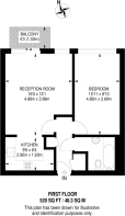 Floorplan area for info only, not for £/sq. ft valuation