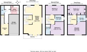 22 Sharkham Drive, Brixham - 2d floorplan