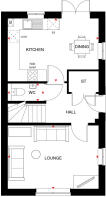 Ground floor of the 3 bedroom Moresby 28 03 24