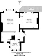 Floorplan area for info only, not for £/sq. ft valuation