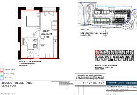 BLOCK C - THE AQUITANIA LEASE PLANS - FOURTH FLOOR