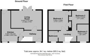 110 Whittern Way, Tupsley, Hereford - all floors.J