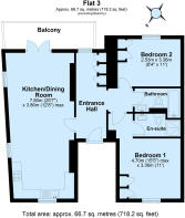 3 Charbrough House, Salcombe