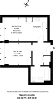 Floorplan area for info only, not for £/sq. ft valuation