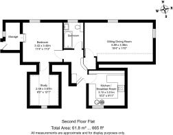 Flat 3, 44 Mount Sion, TN1 1TJ