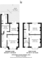 Floorplan area for info only, not for £/sq. ft valuation