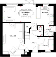 Ground floor of the 4 bed Radleigh