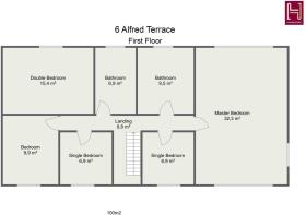 Floorplan letterhead - 6 Alfred Terrace - First Fl
