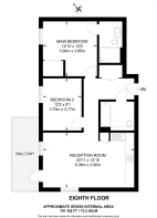Floorplan area for info only, not for £/sq. ft valuation