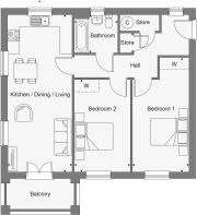 Dandara - Buckmore Green - Buckmore Court, Home 3 floorplan