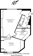 Floorplan area for info only, not for £/sq. ft valuation