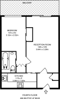 Floorplan area for info only, not for £/sq. ft valuation